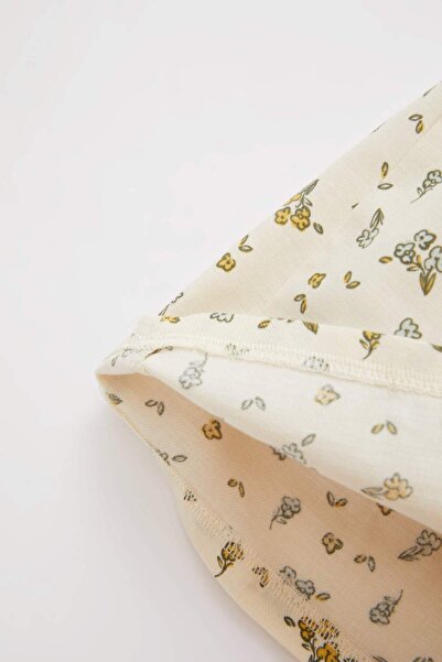 DeFacto Baby Girl Floral Sleeveless Twill Dress B9623A524Sm