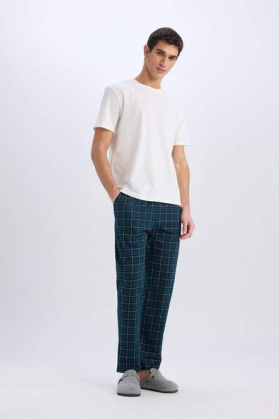 DeFacto Regular Fit Pocketed Pajama Bottoms B7254Ax24Sp