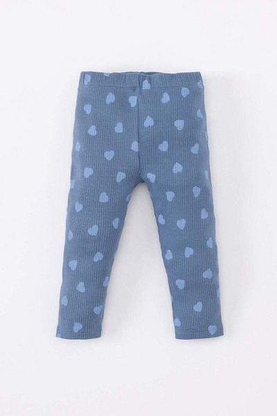 DeFacto Baby Girl Heart Patterned Sweatshirt Leggings 2 Piece Set B3118A524Sp