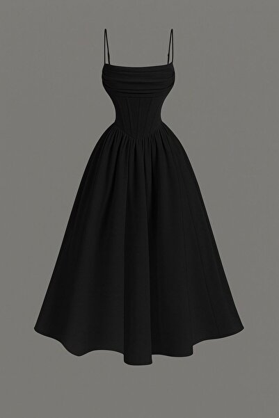 EUROPA Drapeli uzun elbise