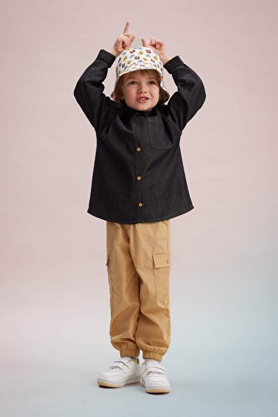 DeFacto Baby Boy Cargo Fit Gabardine Trousers C0639A524Sp
