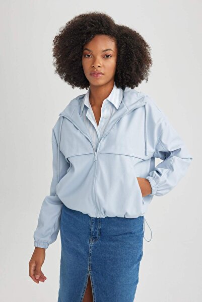 DeFacto Pelernă de ploaie impermeabilă cu glugă - Regular Fit A0981ax24sp