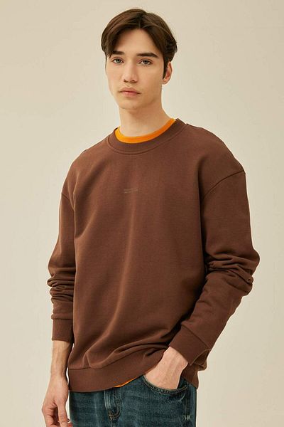 DeFacto Φούτερ με στάμπα με λαιμόκοψη Boxy Fit C2207AX24SP
