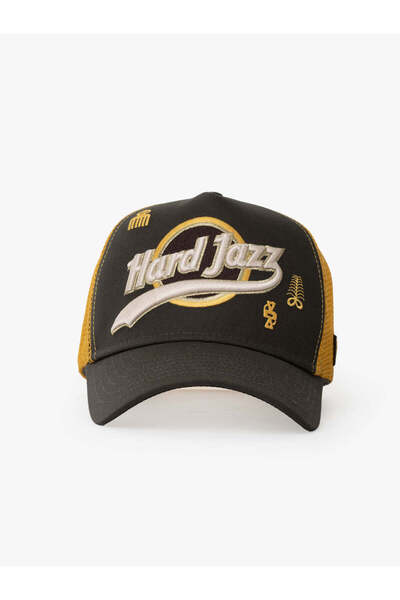 RustandRich Women Men Khaki Hat Urban Collection - Hard Jazz - Trucker Hat