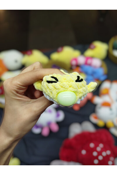 Kids Sakız Şişiren Sevimli Örgü Balık