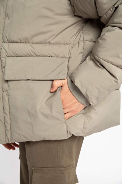 DeFacto Şişme Mont Kapüşonlu Fermuarlı Çift Cepli A2540AX23WN