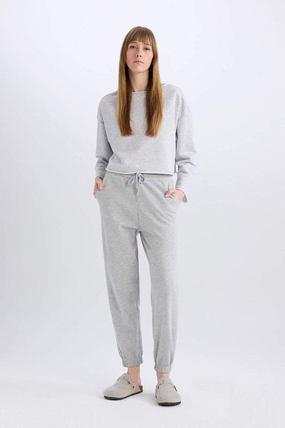 DeFacto Crew Neck Long Sleeve Casual Pajama Top-Fall in Love B1279Ax23Wn