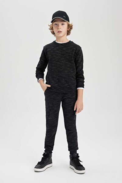 DeFacto Erkek Çocuk Bisiklet Yaka Sweatshirt C0083A823CW