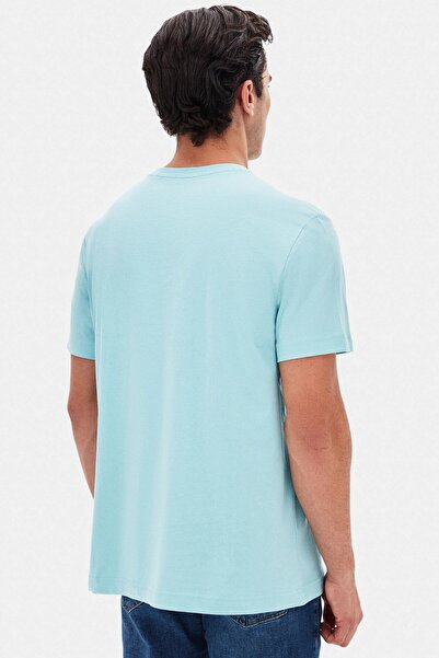 D'S Damat Ds Damat Comfort Turquoise 100% Cotton T-Shirt