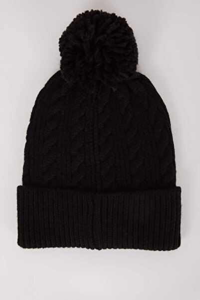 DeFacto Kadın Ponponlu Triko Bere A6332AX23WN