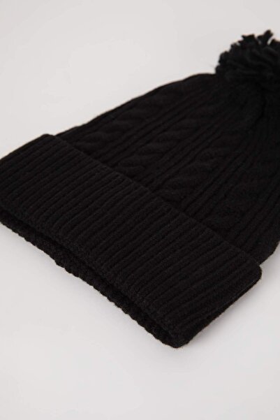 DeFacto Kadın Ponponlu Triko Bere A6332AX23WN