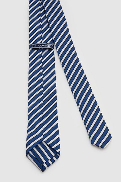 D'S Damat Cravată Ds Damat Bleumarin Cu Motiv 5,5 Cm