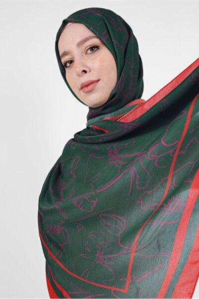 Alvina شال ناعم بنمط زهرة ألفينا 8407