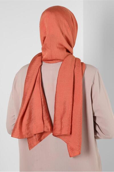 Alvina ALVINA Viscose Patterned Houndstooth Shawl 8258