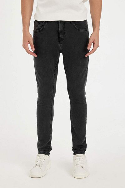 DeFacto Super Skinny Extra Slim Fit Talie normală Pantaloni de jeans cu picioare extra înguste A6941AX23AU