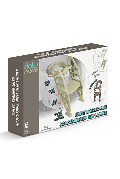 DOLU OYUNCAK KAYMAZ AYARLI MERDIVEN KLOZET ADAPTORU Stone Gri