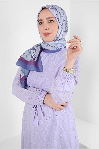 Alvina شال ناعم بنمط زهرة ألفينا 8407