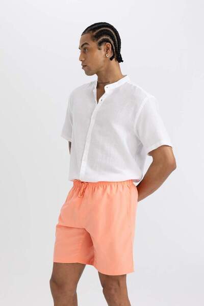 DeFacto Regular Fit Diz Üstü Deniz Şortu N0132AZ23HS