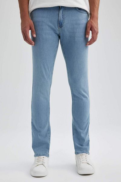 DeFacto Pedro Slim Fit Tight Fit Regular Waist Narrow Leg Jean Pants A9152Ax23Hs