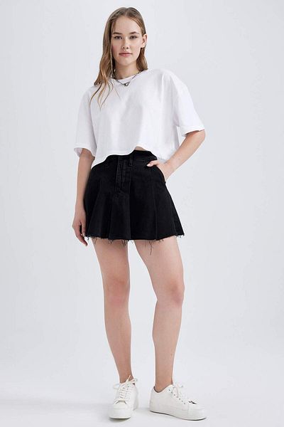 DeFacto Coool Oversize Wide Fit Cotton Short Sleeve T-Shirt B0651Axns