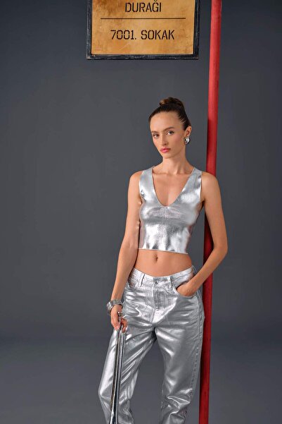 DeFacto Coool V Yaka Parlak Triko Atlet B3474AX23AU