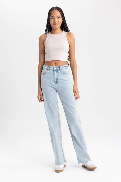 DeFacto Fitted Halter Neck Tank Top B0658Axns