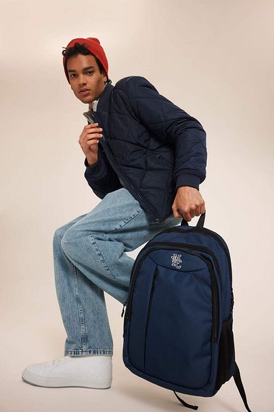 DeFacto Wasserdichter Herren-Rucksack aus Stoff A9334AXNS