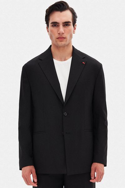 Twn Relaxed Black Suit