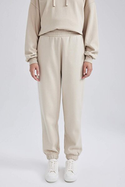 DeFacto Coool vastag kocogó melegítőnadrág Basic egyenes derékú, rugalmas szárú zsebekkel Z4825AZ23WN