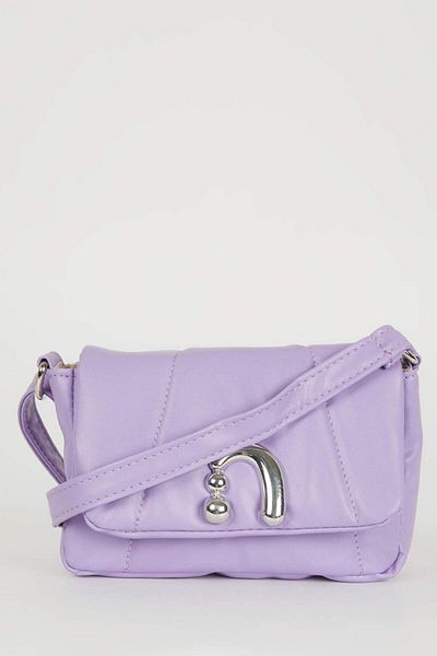 DeFacto Women's Buckle Detailed Faux Leather Crossbody Bag A7532Axns