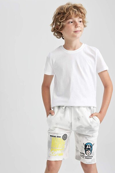 DeFacto Boy's Marvel Comics Shorts A3147A823Sm