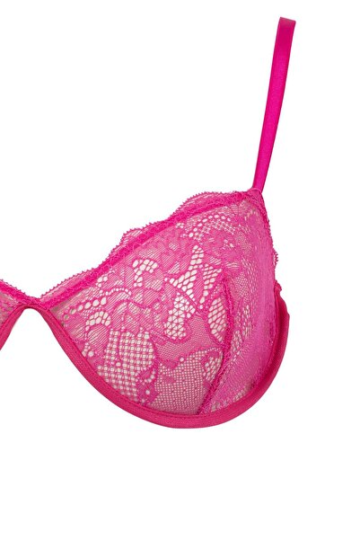 DeFacto Fall in Love Dantelli Kapsız Pedsiz Balenli Bra A2915AX23HS