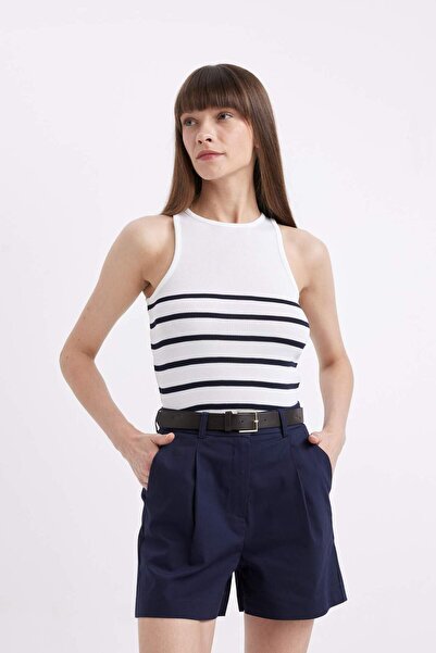 DeFacto Fitted Bisiklet Yaka Atlet A7316AX23SM