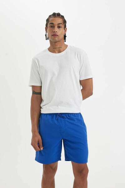 DeFacto Regular Fit Diz Üstü Deniz Şortu N0132az23hs