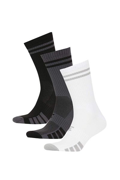 DeFacto Men's 3-Piece Long Socks A6060Axns