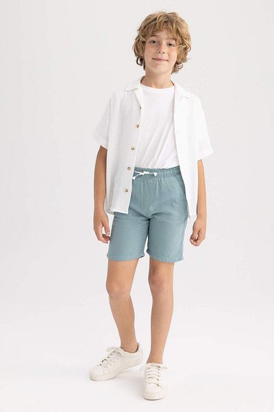 DeFacto Boy's Regular Fit Muslin Shorts Z5370A623Sm