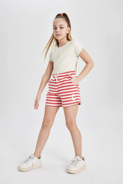 DeFacto Girl's Striped Shorts A2466A823Hs