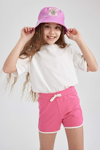 DeFacto Kız Çocuk Beli Bağcıklı Şort L6125A623HS