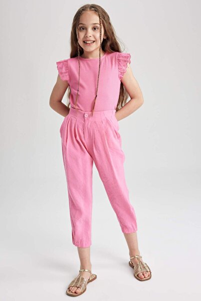 DeFacto Girl's Carrot Fit Modal Pants Z7694A623Sm