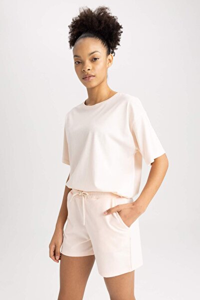 DeFacto DeFactoFit Standard Fit Sportsman Κοντό Μπαστούνι Basic Απλό Σορτς Z6696AZ23SM