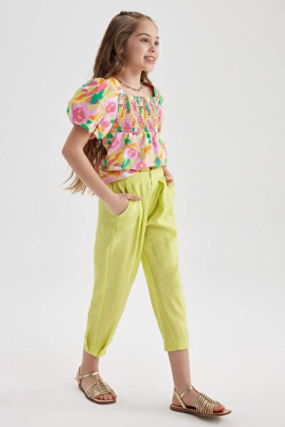 DeFacto Girl's Carrot Fit Modal Pants Z7694A623Sm