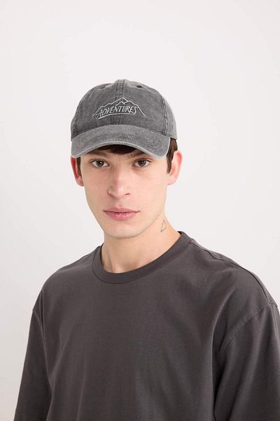 DeFacto Unisex Embroidered Cotton Cap Hat Z3444Az23Sm