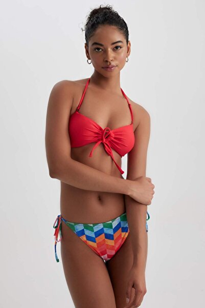 DeFacto Fall in Love Regular Fit εμπριμέ μπικίνι κάτω μέρος Z9810AZ23SM