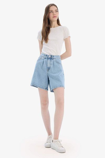 DeFacto Fitted Crew Neck Ribbed Camisole Basic Plain Short Sleeve T-Shirt K7064Az23Sm