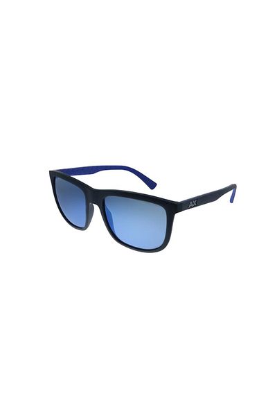 Armani Exchange Man Square Sunglasses- Ax 4093s - Lense Size:56mm - Matte Bluette/matte Dress Blue