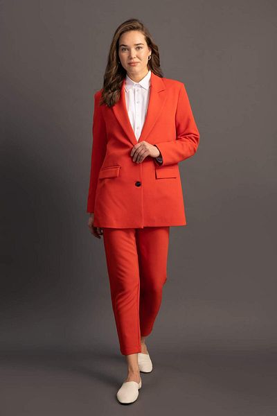 DeFacto Carrot Fit Basic Straight Pants with Carrot Mold Pockets Z7666Az23Sp