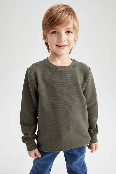 DeFacto Boy's Crew Neck Sweatshirt Z2511A623Sp