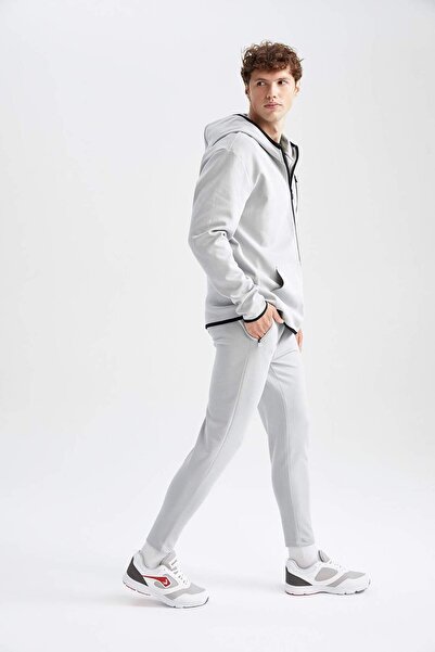 DeFacto Спортивні штани Slim Fit Jogger - на резинці, з кишенями, прямим кроєм S3309az23sp