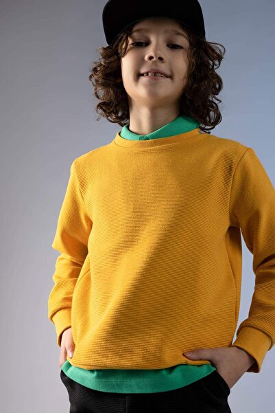 DeFacto Boy's Crew nyakú pulóver Z2511A623SP