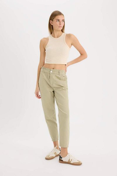 DeFacto Pantaloni largi din Gabardine 100% Bumbac S2790az23sm